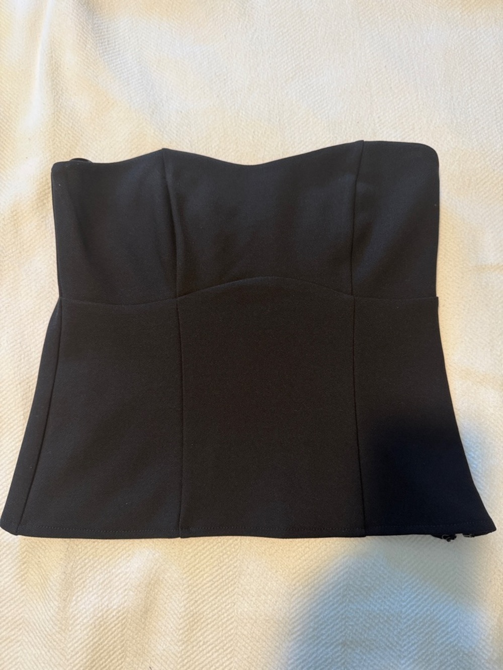 Black Strapless tube Top